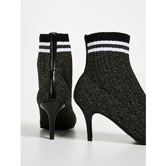 Metallic Knit Stuart Weitzman Booties - Picture 8 of 8
